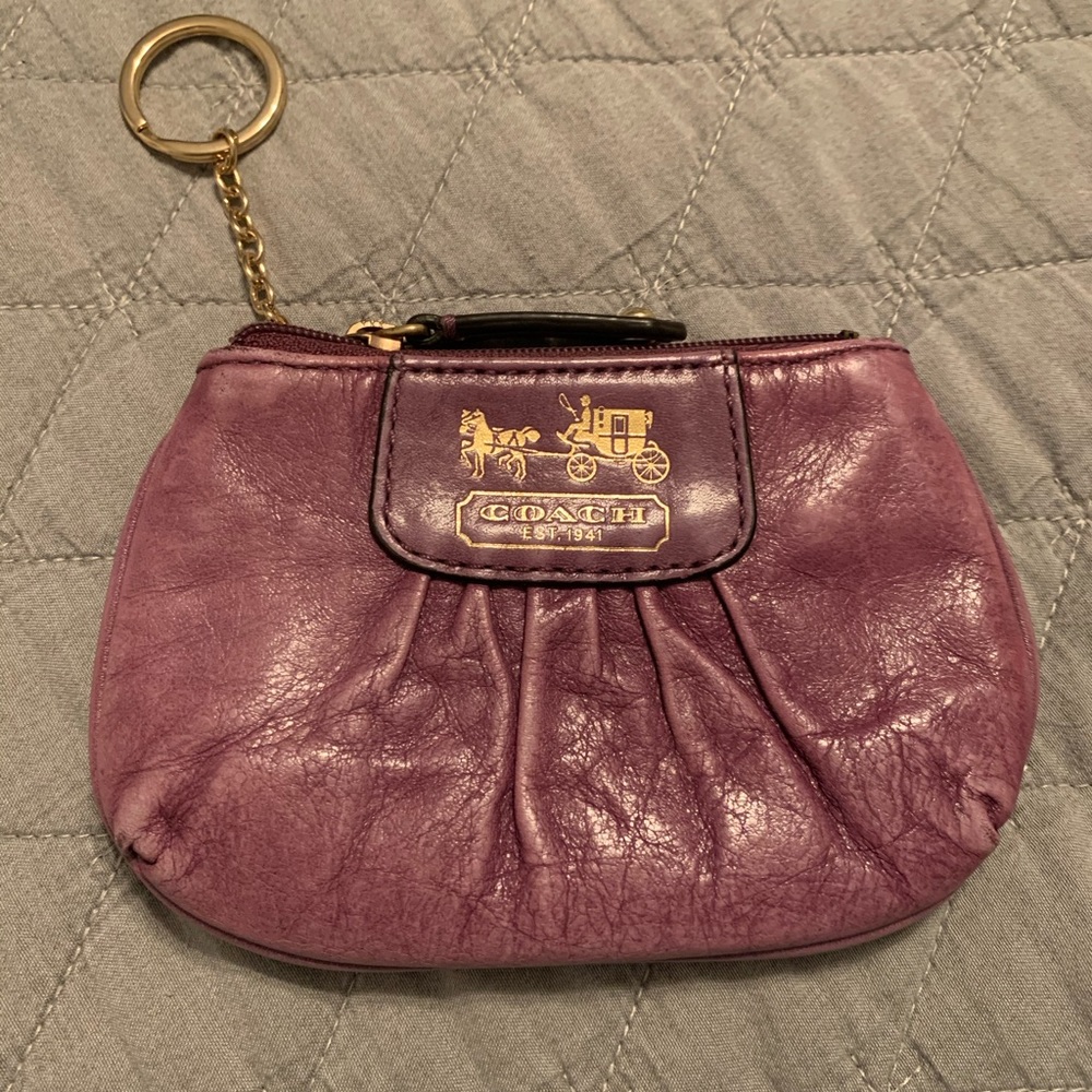 OFFERS WELCOME! - COACH small purple wallet